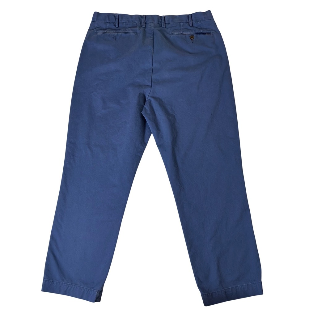 Polo Ralph Lauren Chino Pants Mens 38x30 Blue Good Stretch Classic Fit - Picture 3 of 10